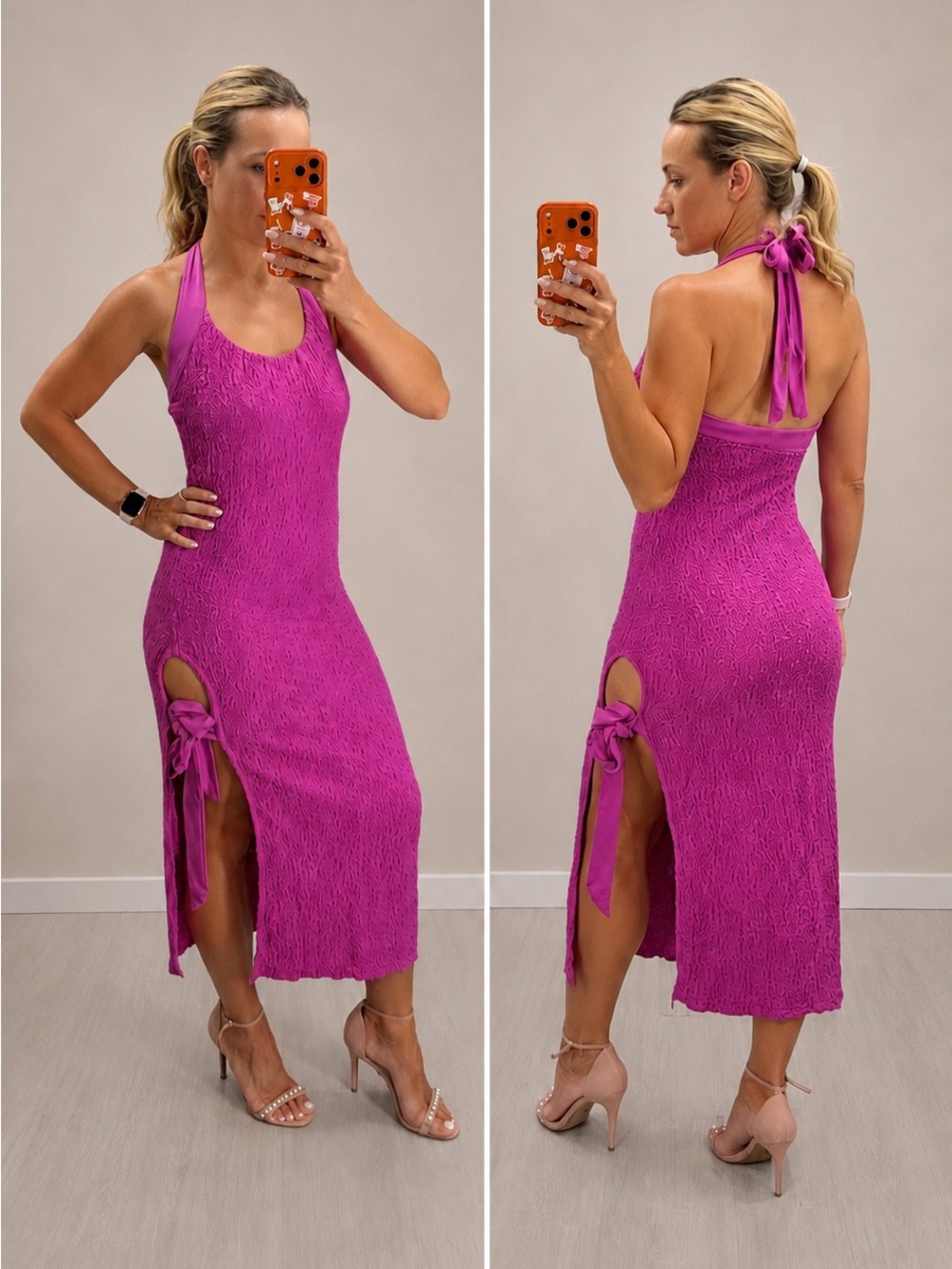 Free People Free-est Sea Foam Midi Dress Size XS NWOT